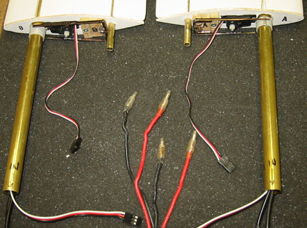 Commutator arms installed